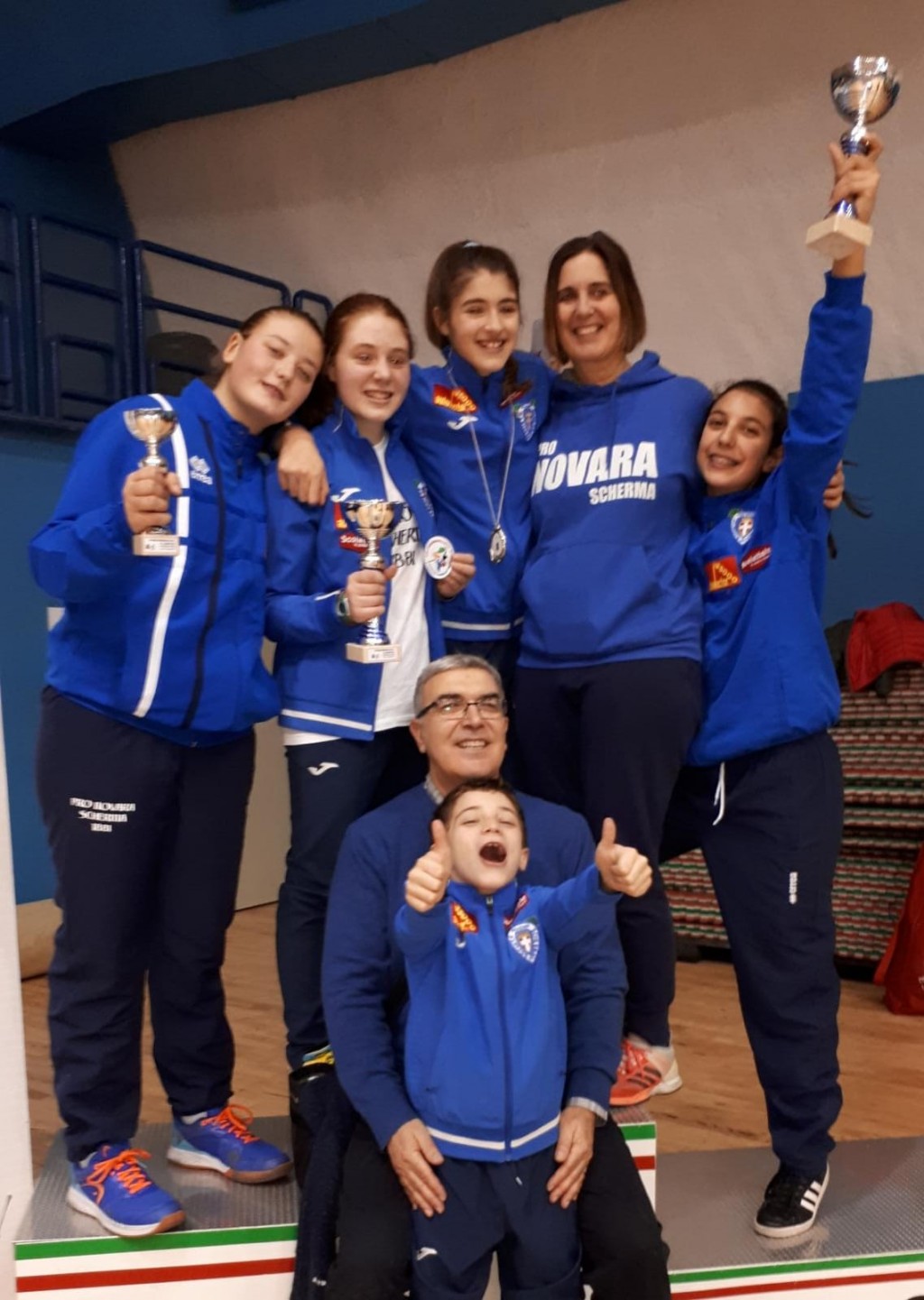 Campionati piemontesi Tris di podi a Torino delle spadiste di Novara