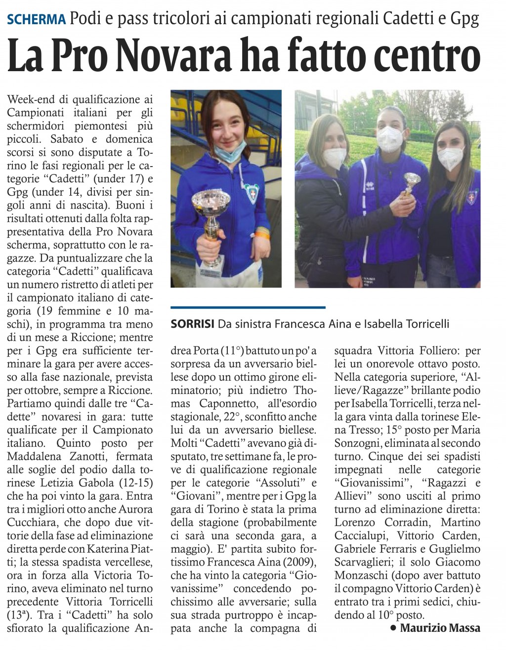 Corriere di Novara - 15-04-2021 - Pronovara 