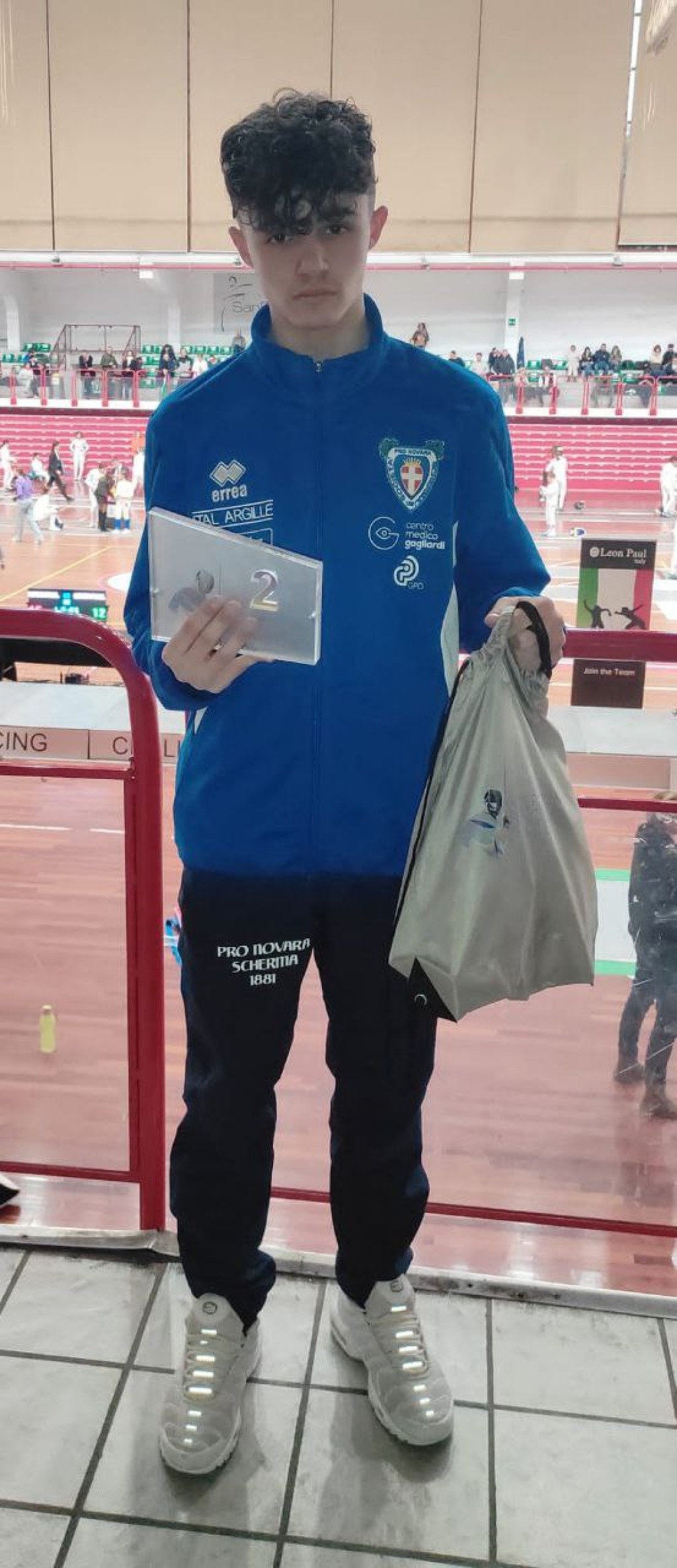 Edoardo Semilia,  attuale campione italiano cat. Ragazzi - Pronovara 