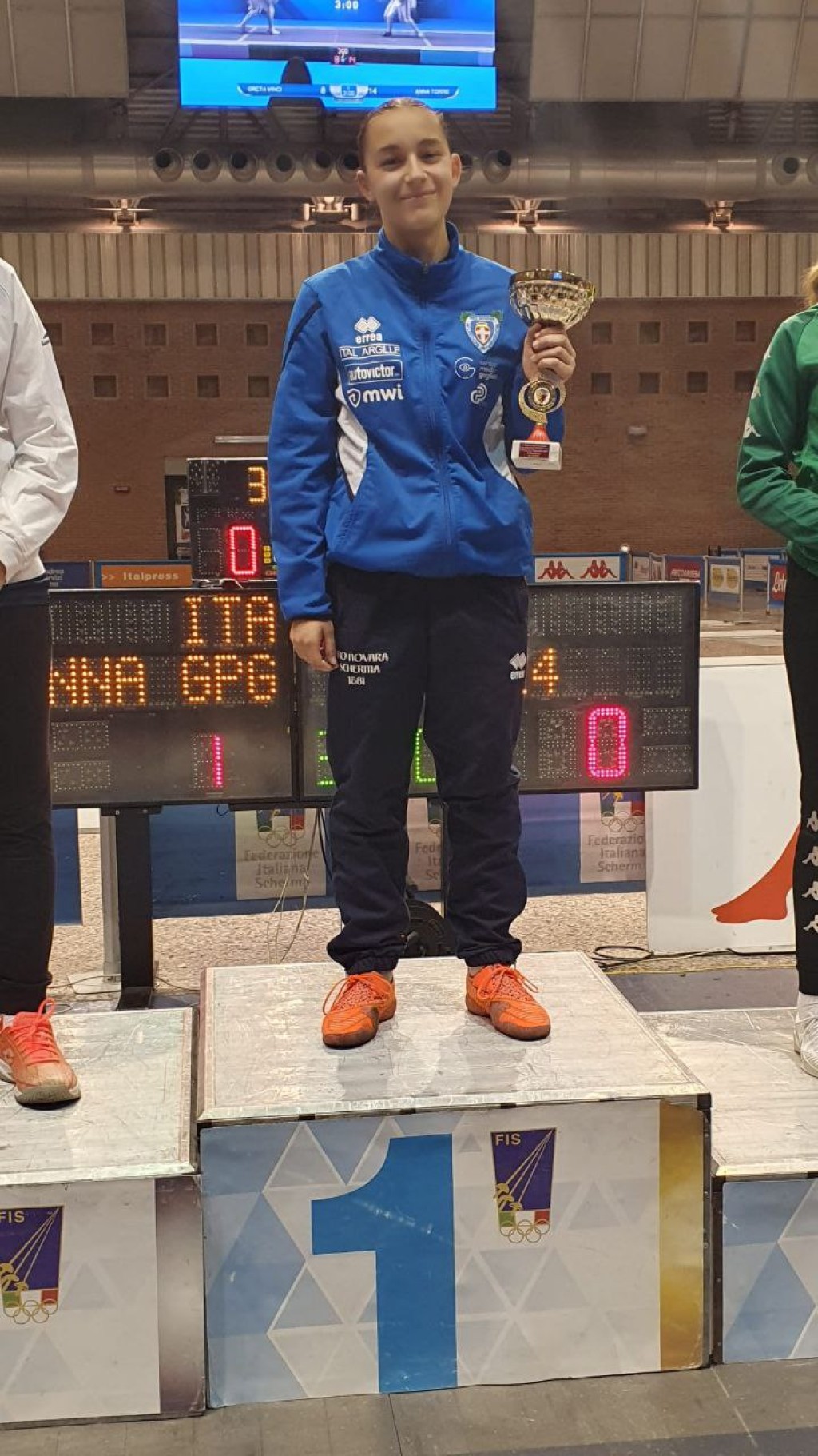 DILETTA FREGUGLIA CONQUISTA A RAVENNA LA VITTORIA NELLA PRIMA PROVA NAZIONALE DEL GRAN PRIX  KINDER 