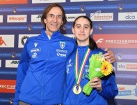 Maria con Paolo Milanoli dopo la premiazione!!